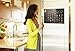 Magnetic Refrigerator Chalkboard Dry Erase Chore Responsibility Activity Reward Star Exercise Diet Nutrition Chart Children Kids Teens Mom Teacher in Home Kitchen Classroom 12