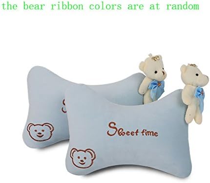2 Pcs Car Neck Pillow - Neck Rest Cushion Pillow Pad Headrest Relax Headrest Pillow Soft, Lovely, Breathable