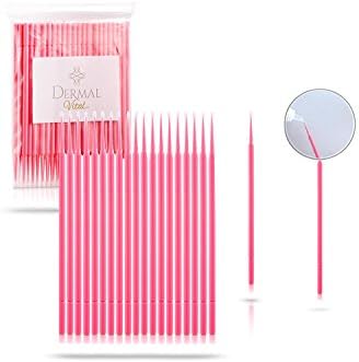 100 pcs. Dermal Vital Microbrush cleaning stick, 1.5mm eyelash extension
