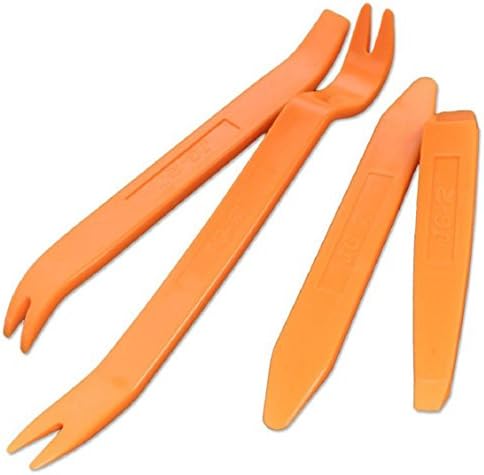 Naladoo 4Pcs Auto Door Clip Panel Trim Removal Tool Kits For Car Dash Radio Audio Refit Installer pry Tools