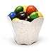 50 Mini Dessert Cups 70 ml (2.4 oz) – Eco-Friendly Wheat Straw – Flower Shape – Ice Cream, Nuts, Candy, Fruit, and Snacks