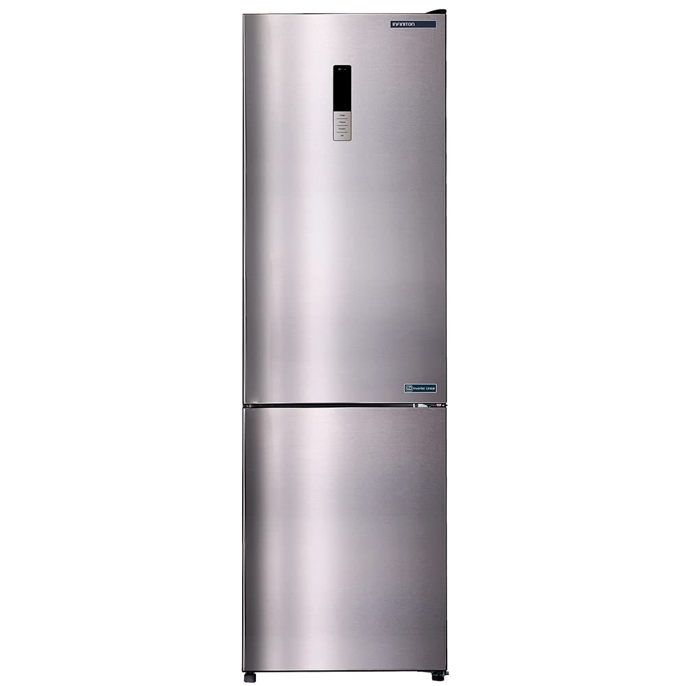 INFINITON-FGC-213X-Frigorifico-Combi-Inox-Alto-200-cm-351-Litros-Inverter-No-Frost-Luz-LED-Clase-AF