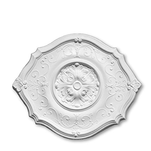 Plaster Ceiling Rose Medium Handcrafted R30 Amazon Co Uk Diy