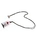 FM FM42 The Little Prince's Red Rose Flower Cylinder Glass Locket Pendant Necklace FN4085