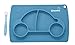 Silicone Car Placemat for Kids + Bonus Non Toxic Baby Spoon & Gift Bag - 16x