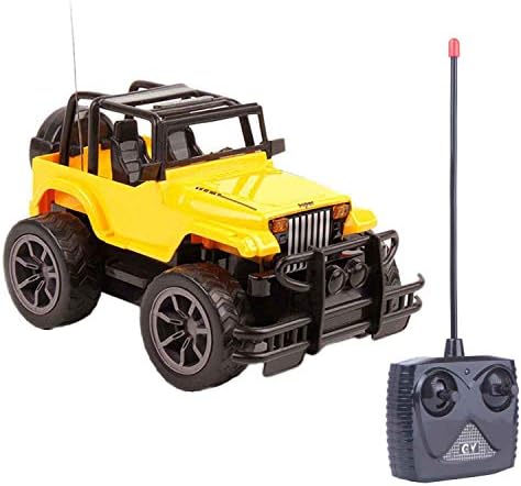 Egoelife RC Cars Off Road 1:24 Scale Electric Toy RC Rock Crawler RC Car Off-Road Vehicle (Yellow)