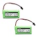 Mr.Batt BT-1021 BBTG0798001 Battery Compatible for Uniden BT-1021 BT-1025 BT1021 BT-1008 BT-1016 Cordless Handset Phone (2 Pack)