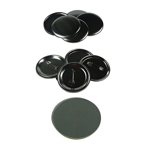 Sunshine 58mm Blank Badges & Buttons Parts for Badge & Button Making Machine (Holland-Pin Metal-Back 100sets)