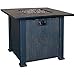 Bond Manufacturing 68487A lari Outdoor Gas Fire Table, Antique Black