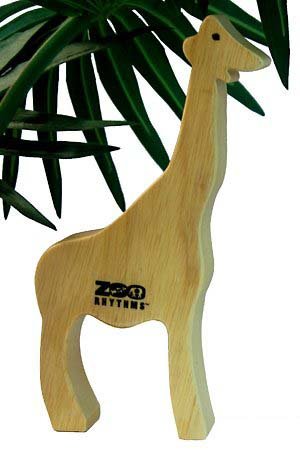Kids Giraffe Shaker Wooden Toy