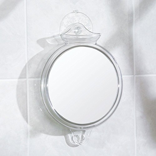 InterDesign 6" FogFree Shower Mirror w/ Suction Cup New eBay
