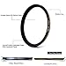 LENSKINS 77mm UV Protective Filter, 28-Layer Multi-Resistant Nano Coated, Ultra Slim, German Optics, Weather-Sealed, HD Clear Glass Ultra Violet Filter, Camera Lens Protector with Lens Cloth