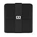 monbento - Large Bento Box MB Square Onyx with Compartments - Leakproof Lunch Box for Work or Meal Prep - BPA Free - Food Grade Safe - Black