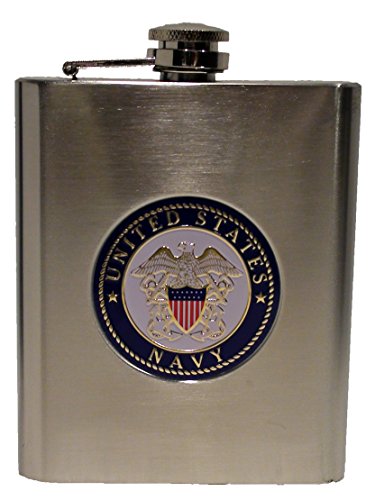 US Navy Stainless Steel Flask - 6 oz.