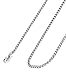 FIBO STEEL 3.5-10mm Stainless Steel Cuban Necklace Mens Women Curb Link Chain, 16-30 inches