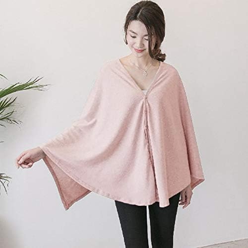 Klaury Multiuse Nursing Cover for Breastfeeding Scarf/Shawl/Baby Cover Breathable Cotton with Adjustable Button