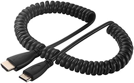 Guamar Mini HDMI to HDMI Cable High Speed Mini HDMI HDTV Cable Support 4K- Ultra HD, 3D, 1080p and Ethernet for Camcorders, Camera, HDTV, Projector, Desktop,HDMI Cable