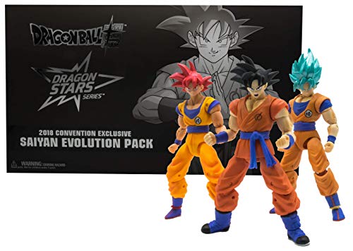 SDCC 2018 Dragon Ball Super Dragon Stars Convention Exclusive Saiyan Evolution Pack