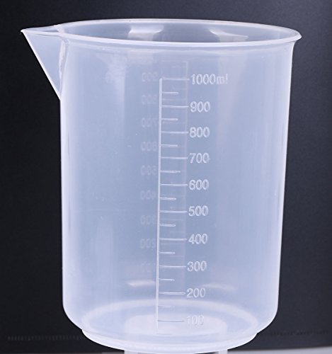 image for Shapenty 5 Sizes 50ml / 100ml /250ml /500ml /1000ml Capacity Clear Pla