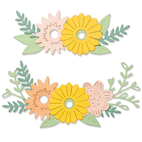 Sizzix Thinlits Die Set 7PK Floral Contours by Olivia Rose, 665819