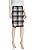 Star Vixen Women's Knee Length Classic Stretch Ponte Knit Pencil Skirt