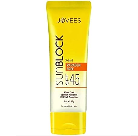 Jovees Anjeer \u0026 Carrot Sunblock with 