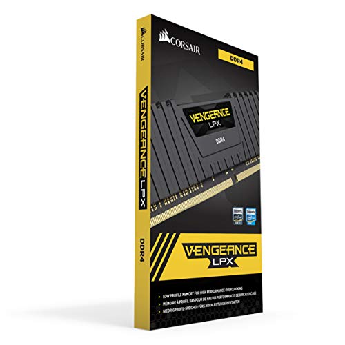 Corsair Vengeance LPX 16GB (2x8GB) DDR4 3200 C16 1.35V - PC Memory CMK16GX4M2D3200C16 Black