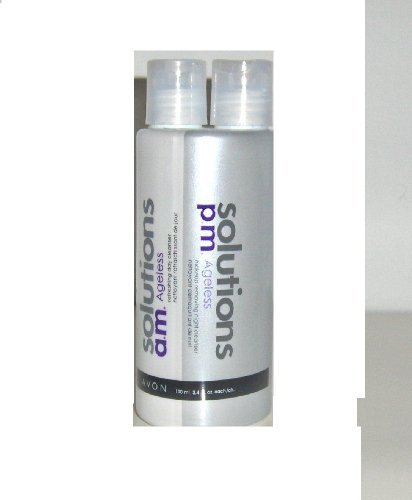 Avon Solutions a.m./p.m. Ageless Refreshing Day Cleanser/Make-up Removing Night Cleanser