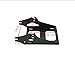 XKMT Black Detachable 2 Two Up Tour Pak Pack Mounting Luggage Rack Compatible with Harley Touring Road King Street Glide Road Glide 2014-2016