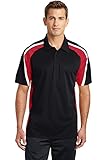 Sport-Tek Men's Tricolor Micropique Sport Wick Polo