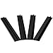 Yellow Mountain Imports Wooden Mahjong Game Racks, 18 Inches - Classic Black - Set of 4 (Racks Only Set)