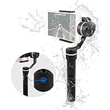 FeiyuTech SPG 3-Axis Gimbal (Splash-Proof Version), with Smart Portrait Mode, Precisely Adaptable for iPhone, Samsung, HUIWEI Smart Phones GoPro HERO5 and Sports Cameras, 360 Degree Limitless Panning