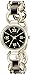Anne Klein Women's AK/1982BKST Swarovski Crystal-Accented Gold-Tone and Black Watch and Bracelet Set