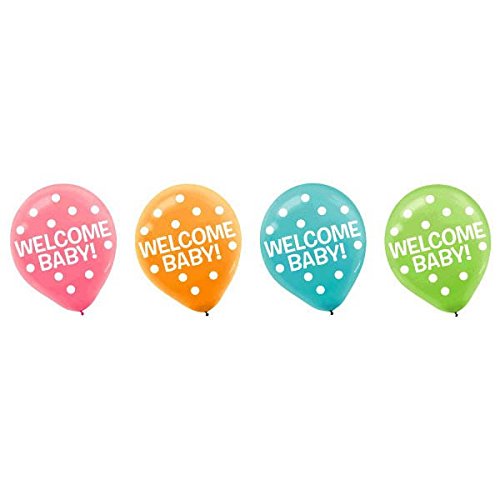 Amscan Baby Shower Printed Latex Balloons