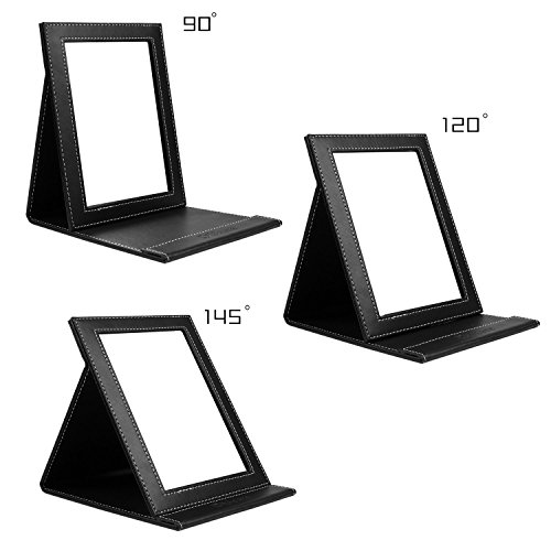 DUcare Portable Folding Vanity Mirror with Stand, Large