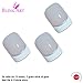 False Nails Bling Art French Fake White Manicurette Small Squoval 24 Medium Tips