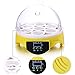 Xuliyme Mini 7 Egg Hatcher Incubator with Temperature Control, Digital Poultry General Purpose Incubators for Chickens Ducks Birds (7 Egg)