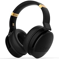 COWIN E8 [Upgraded] Active Noise Cancelling Headphones Bluetooth Headphones with Microphone Deep Bass Wireless Headphones Over Ear, Great Audio for Travel/Work/TV/Computer/Cellphone, Black