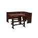 Essential Home Walnut Emily Breakfast Nook