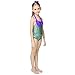PGXT Girl's One Piece Mermaid Bikini Set Swimwear Swimsuit Bathing Suit+Headband