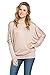 Frumos Womens Long Batwing Sleeve Drape Jersey T Shirts Tunic Top