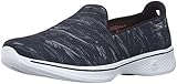 Skechers Performance Women's Go Walk 4 Electrify Walking Shoe, Black/White, 6 M US