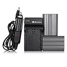 EN-EL3E Powerextra 2x Replacement Nikon EN-EL3E Battery and Charger for Nikon D50, D70, D70s, D80, D90, D100, D200, D300, D300S, D700 D900 Digital Cameras (Free Car Charger Available)