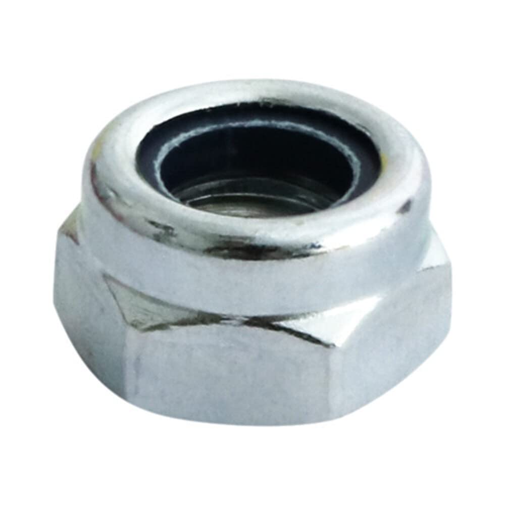 TIMco NT10Z DIN 985 BZP T Nylon Nut M10 - Zinc (Box of 100)