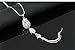 Z-Jeris Women's Tulip Flower Tassel Pendant Long Chain Necklace Jewelry (Silver)