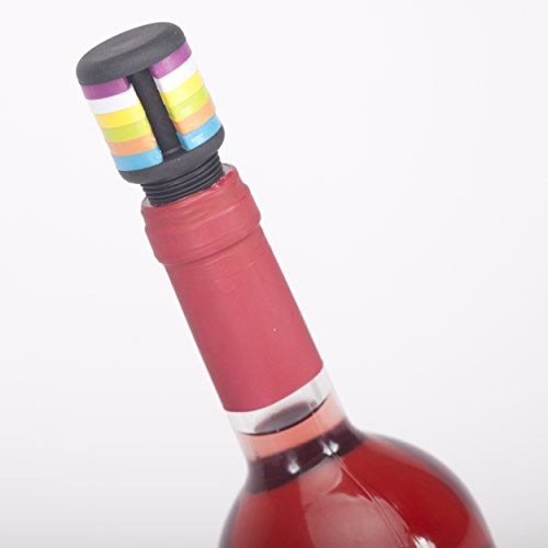 Wine Stopper Resealable Rubber Preserver Cork - Heavy Duty Suitable for All Glass Beverage Bottles