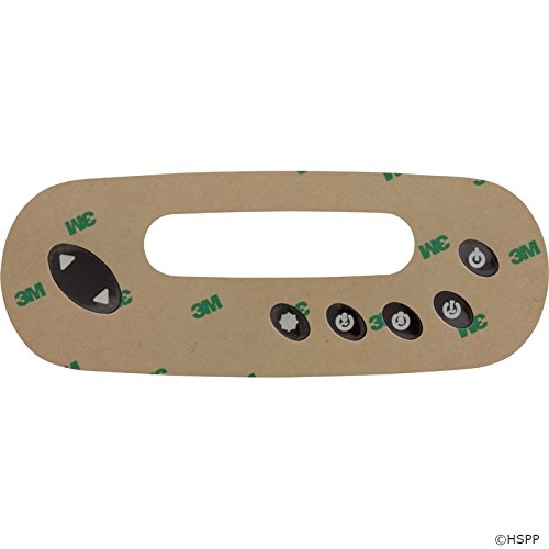 Aqua Flo Overlay, Gecko in.k450 7-Button, P1, P2, P3, Lt