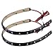 4 30cm 15 LED Flexible Car Auto Strip Neon Light Lamp Orange