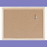 Bi-Office MC010012010 400 x 300 mm Cork Notice Board Wood Frame view 2