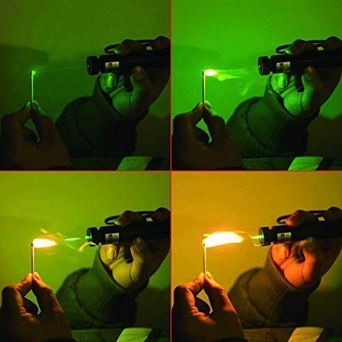 Jemine Tactical Green Hunting Rifle Scope Sight Laser Pen Demo Remote Pen Pointer Projector Travel Outdoor Flashlight LED Interactive Baton Funny Laser toy - Thumbnail 3
